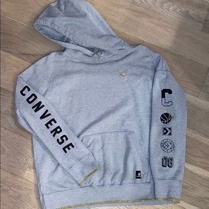 Converse star metallic oversized essential hoody
